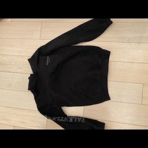 Talentless Black Logo Hoodie